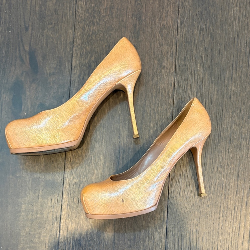 YSL Tribtoo Platform Pump - Rose Patent Leather - size 41 - Picture 5 of 9